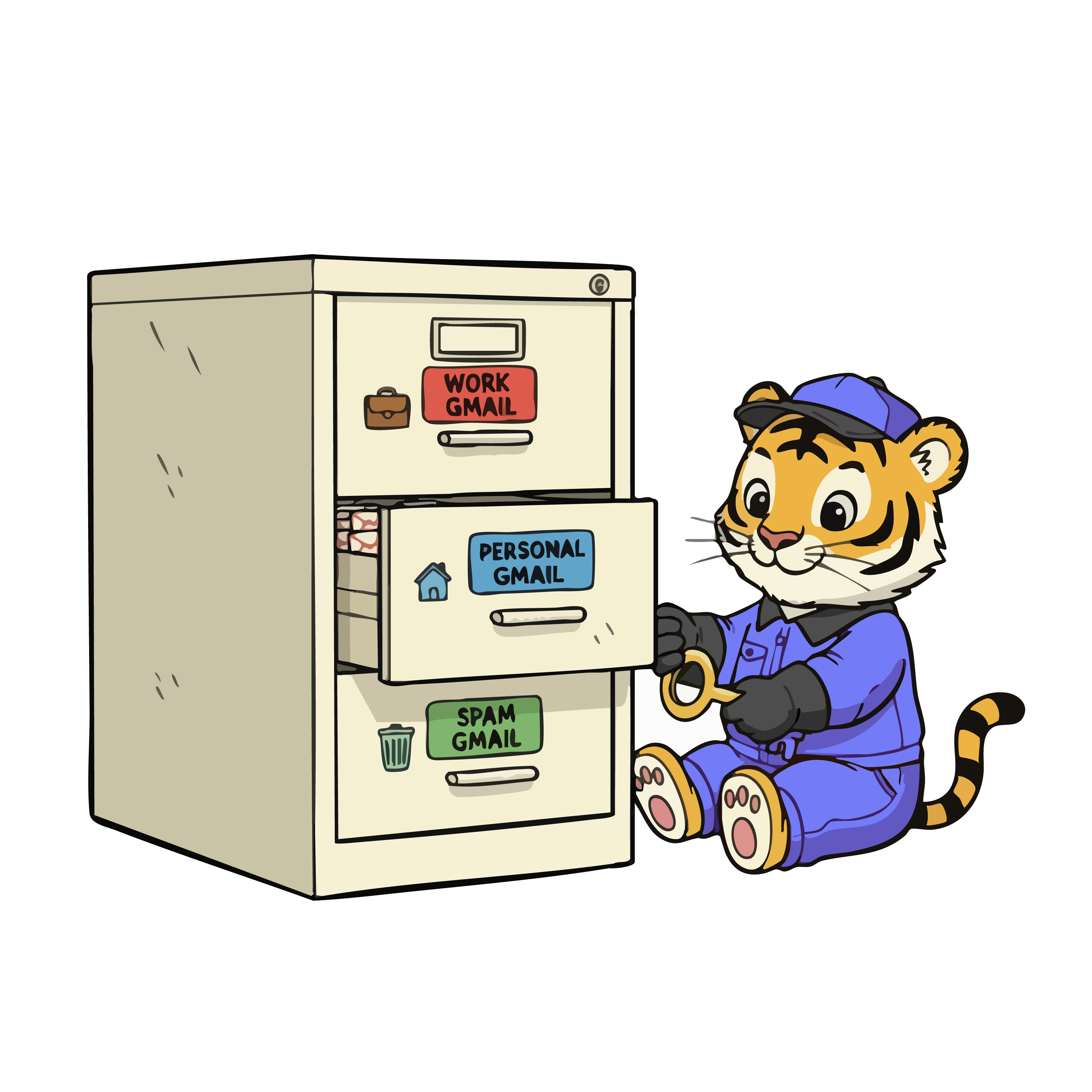 Tiger managing multiple accounts